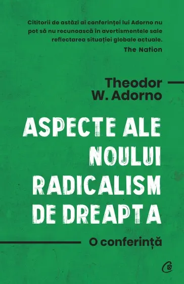 Coperta cărții Aspecte ale noului radicalism de dreapta. O conferință