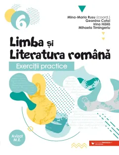 Coperta cărții Exerciții practice de limba și literatura română. Caiet de lucru. Clasa a VI-a