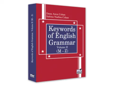 Coperta cărții Keywords of English Grammar (volume II) (M-Z)
