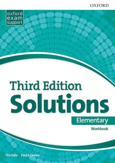 Coperta cărții Solutions 3E Elementary Workbook