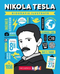Coperta cărții Nikola Tesla. Biografie ilustrată