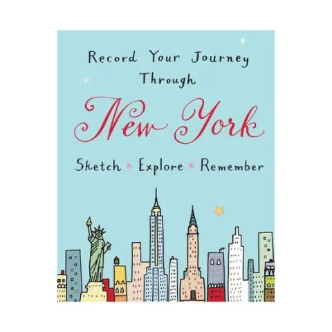 Coperta cărții Record Your Journey Through New York Sketch, Explore, Remember