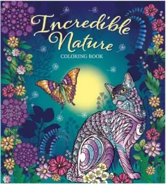 Coperta cărții Incredible nature coloring book