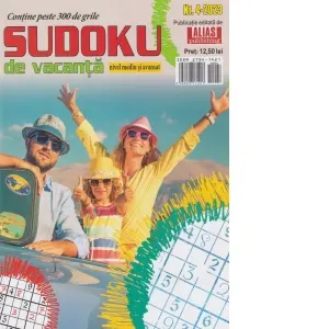 Coperta cărții Sudoku de vacanta nr.4/2023