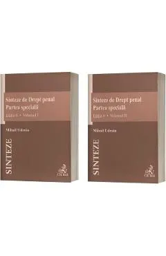 Coperta cărții Sinteze de Drept penal. Partea speciala Vol.1 + Vol.2 Ed.6