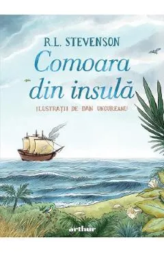 Coperta cărții Comoara din insula - R.L. Stevenson