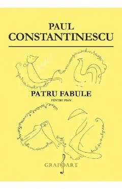 Coperta cărții Patru fabule pentru pian