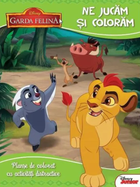 Coperta cărții Disney. Garda felină. Ne jucăm și colorăm
