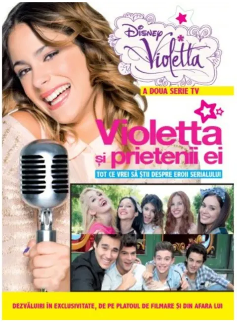 Coperta cărții Disney. Violetta. Violetta și prietenii ei