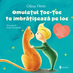 Coperta cărții Omulețul Țoc-Țoc te îmbrățișează pe loc