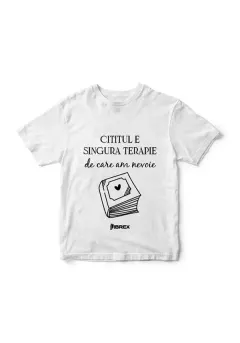 Coperta cărții Tricou Cititul e singura terapie de care am nevoie