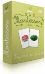 Coperta cărții Carti de joc Montessori. Asocieri. Legume si fructe
