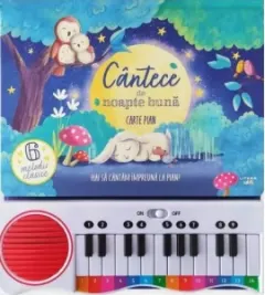 Coperta cărții Cantece de noapte buna. Carte pian