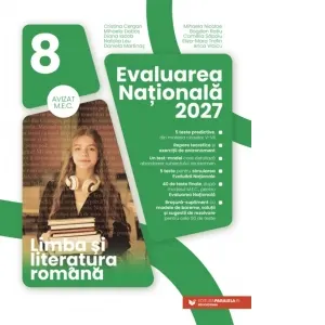 Coperta cărții Evaluarea Nationala 2027. Limba si literatura romana. Clasa a VIII-a