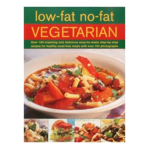 Coperta cărții Low-Fat No-Fat Vegetarian