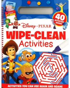 Coperta cărții Wipe Clean Disney: Disney Pixar