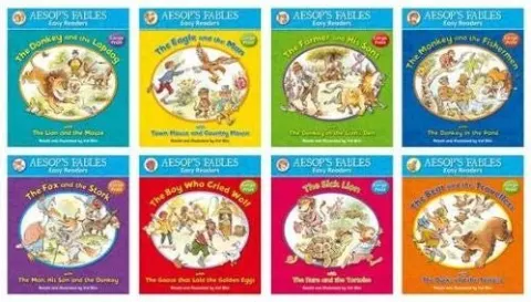 Coperta cărții Aesop's Fables Easy Readers Series