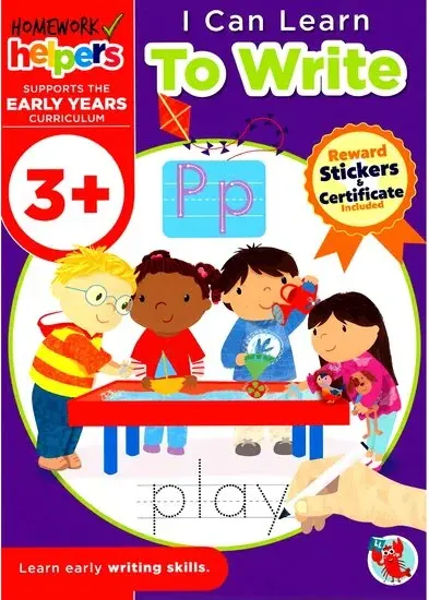 Coperta cărții Homework Helper 3+ I Can Learn Write