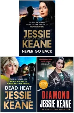 Coperta cărții Jessie Keane 3 Books Collection Set (Diamond, Never Go Back, Dead Heat)