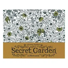 Coperta cărții Secret Garden: 12 Notecards