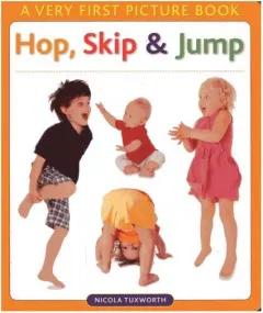 Coperta cărții Hop, skip & jump, Nicola Tuxworth