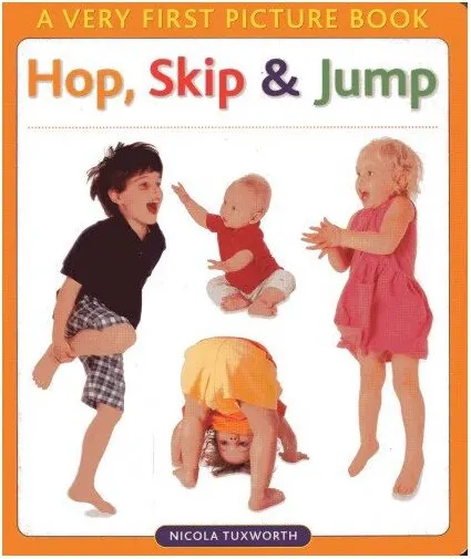 Coperta cărții Hop, skip & jump, Nicola Tuxworth