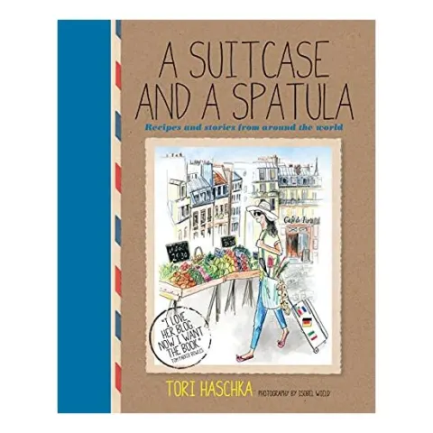 Coperta cărții A suitcase and a spatula, Tori Haschka