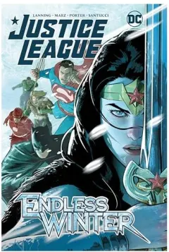 Coperta cărții Justice League Endless Winter, Alex R. Carr, Jamie S. Rich, Mike Cotton
