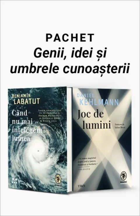 Coperta cărții Pachet Genii, idei și umbrele cunoașterii. Când nu mai înțelegem lumea/Joc de lumini - Benjamin Labatut
