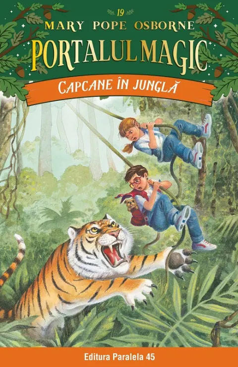 Coperta cărții Capcane în junglă. Portalul magic nr. 19