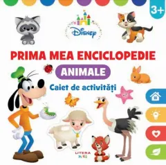 Coperta cărții Disney. Prima mea enciclopedie. Animale (caiet de activitati)