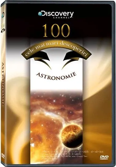 Coperta cărții 100 cele mai mari descoperiri. Astronomie