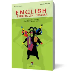 Coperta cărții English through drama ( inclusiv 1 cd audio)