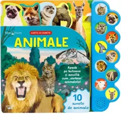 Coperta cărții Animale. Carte cu sunete