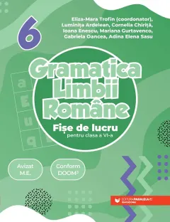 Coperta cărții Gramatica limbii române. Fișe de lucru pentru clasa a VI-a
