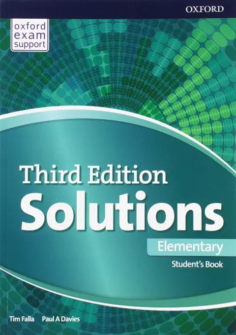 Coperta cărții Solutions 3E Elementary Student's Book
