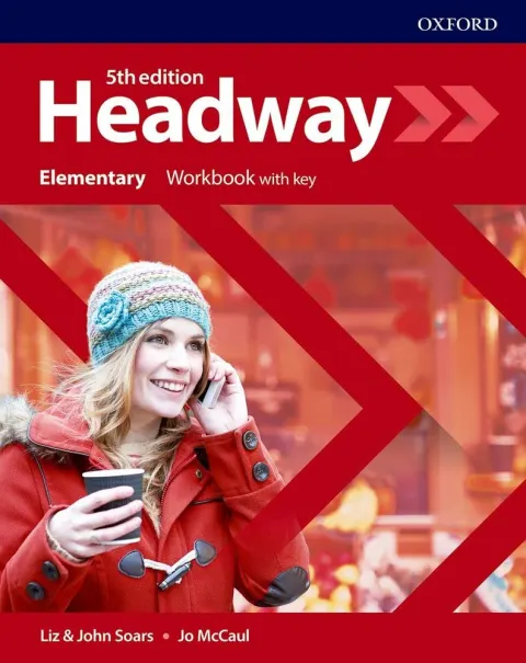 Coperta cărții Headway 5E Elementary Workbook with Key