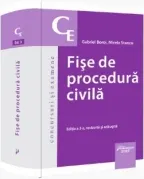 Coperta cărții Fise de procedura civila. Editia a 3-a