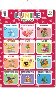 Coperta cărții Plansa Lunile anului