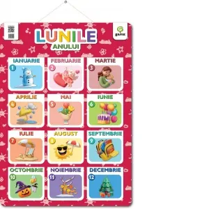 Coperta cărții Plansa Lunile anului