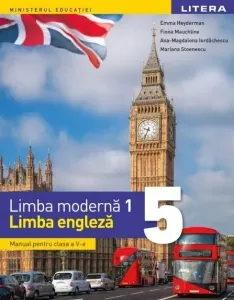 Coperta cărții Limba moderna 1. Limba engleza. Manual pentru clasa a V-a