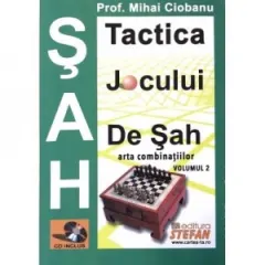 Coperta cărții Tactica jocului de sah. Arta combinatiilor. Volumul II + CD