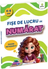 Coperta cărții Fise de lucru de numarat (4-6 ani)