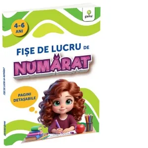 Coperta cărții Fise de lucru de numarat (4-6 ani)