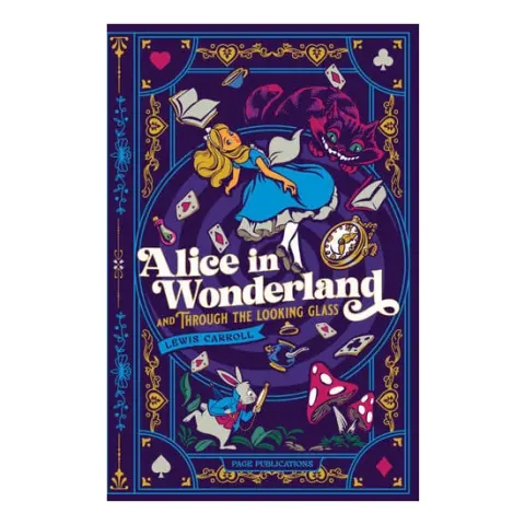 Coperta cărții Alice in Wonderland and Through the Looking Glass