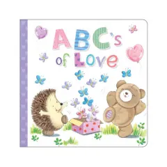 Coperta cărții ABC's of Love (Padded Board Book): A Sweet and Simple Alphabet of Affection for Babies and Toddlers