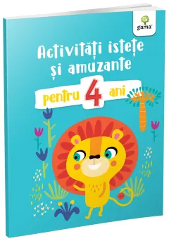Coperta cărții Activitati istete si amuzante pentru 4 ani