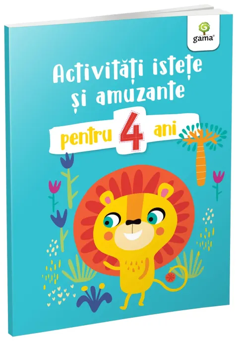 Coperta cărții Activitati istete si amuzante pentru 4 ani
