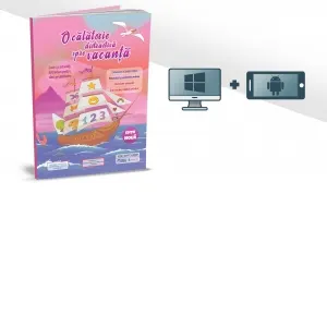 Coperta cărții O calatorie distractiva spre vacanta. Jocuri si activitati distractive pentru clasa pregatitoare