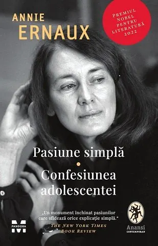 Coperta cărții Pasiune simplă. Confesiunea adolescentei